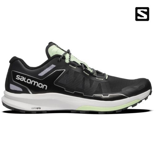 Black / Mint Salomon Ultra Raid Men's Sneakers | IE ZJ9732